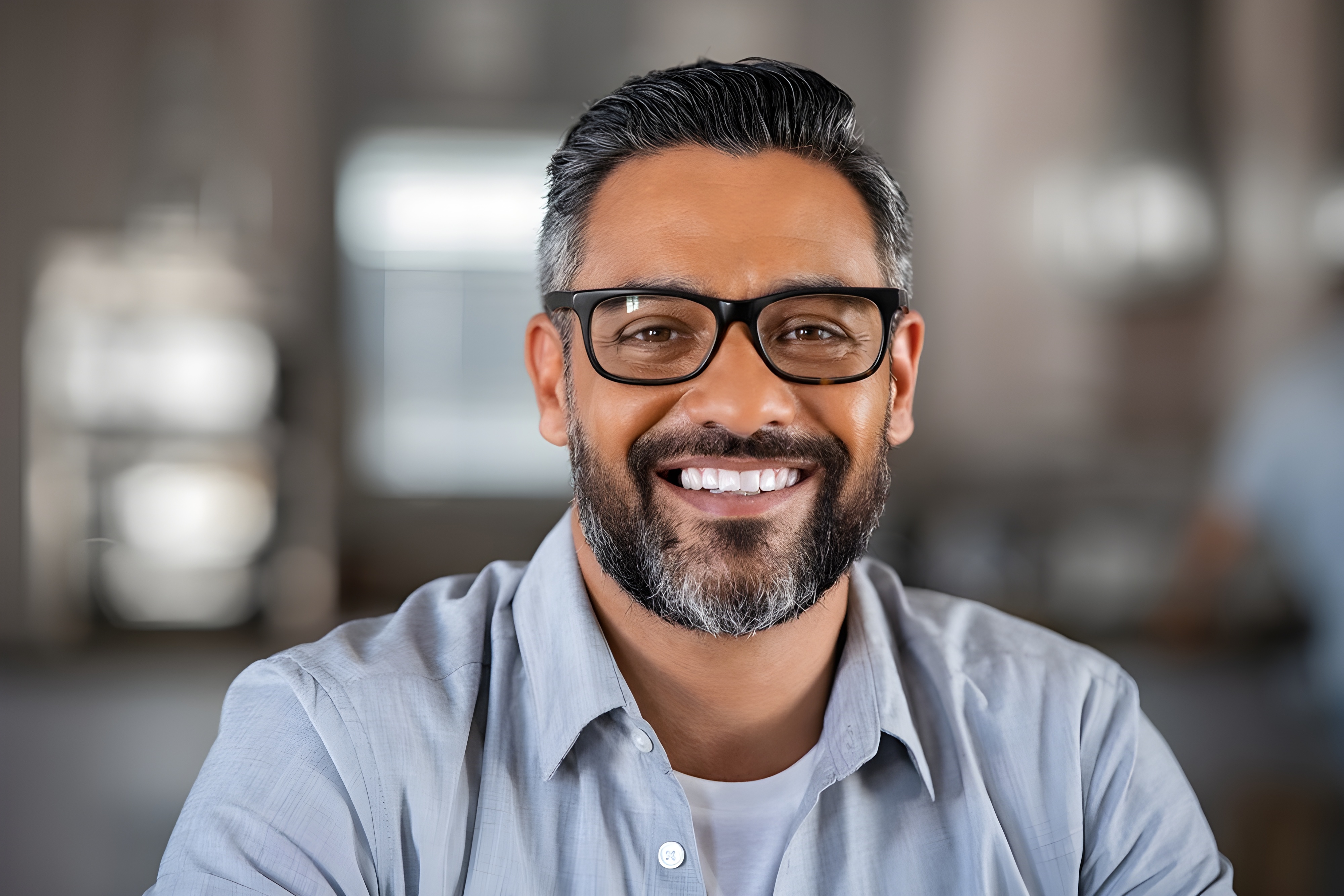 Collection of eyeglasses on a clean background
